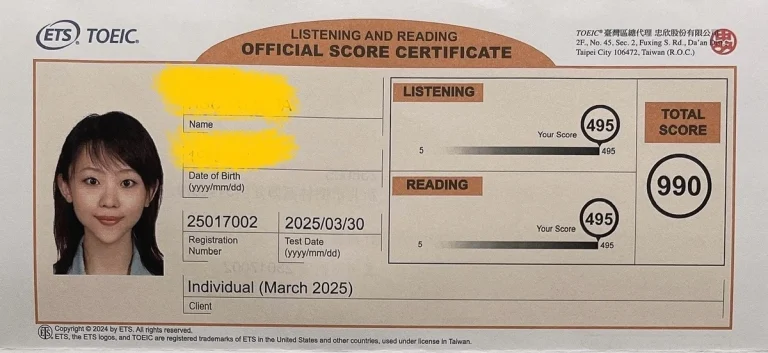 toeic 990 多益滿分心得：考了7次990滿分，雪薇老師的真實經驗是……